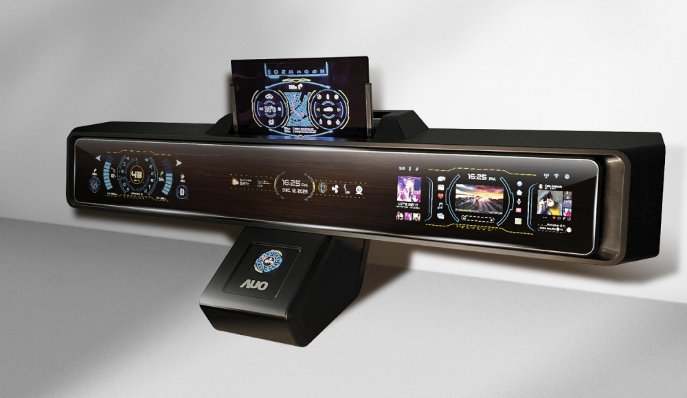 jinnian金年会Micro LED沉浸式车舱显示方案结合 可卷式、可伸缩的Micro LED应用并可呈现不同的质感纹路，展现人性化设计