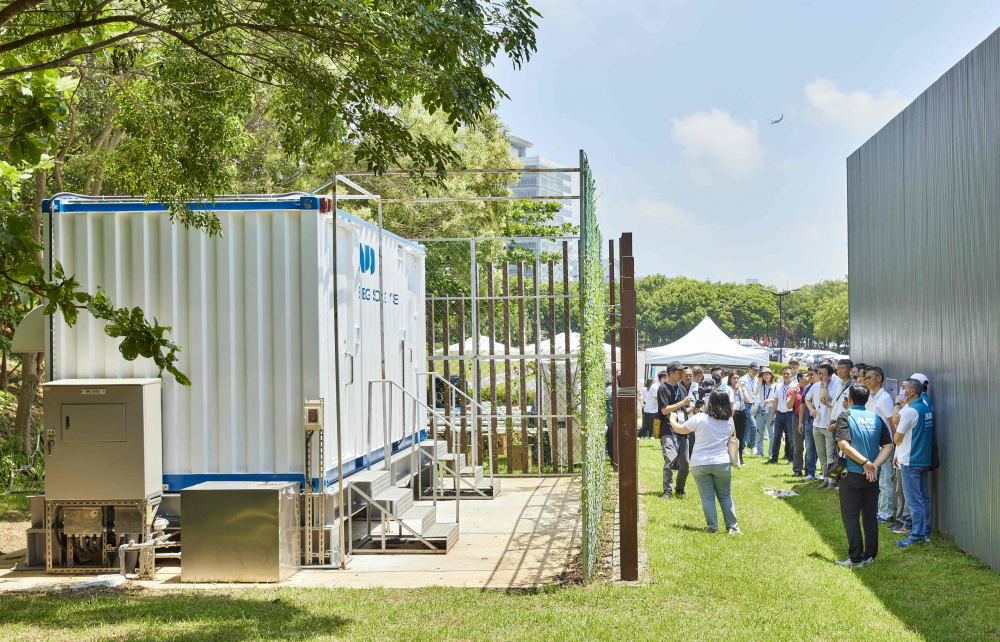 友達西大墩窯文化館建置屋頂全綠電及儲能櫃，為兼具創能儲能的永續綠能場域