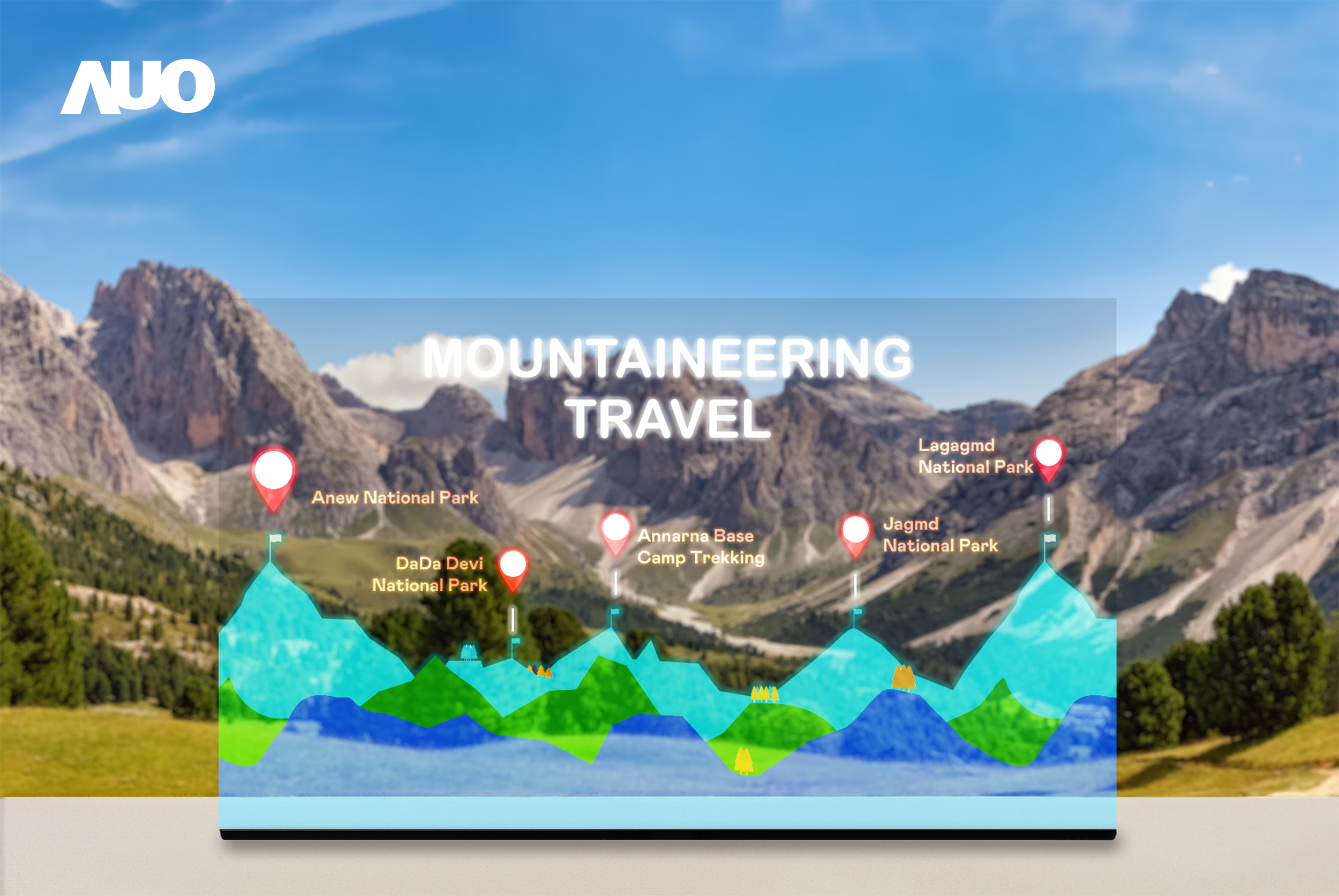 jinnian金年会展示全球单片尺寸最大(*)42吋透明Micro LED显示器拼接而成的〝64吋透明Micro LED显示器〞，具备高透明度、1,000 nits高亮度、广色域、采用三边无边框的无缝拼接等多重特色，呈现超高清、细腻画质而不遮挡后方视觉，满足层峰需求，可广泛运用于零售、艺术展览或商业空间等场域