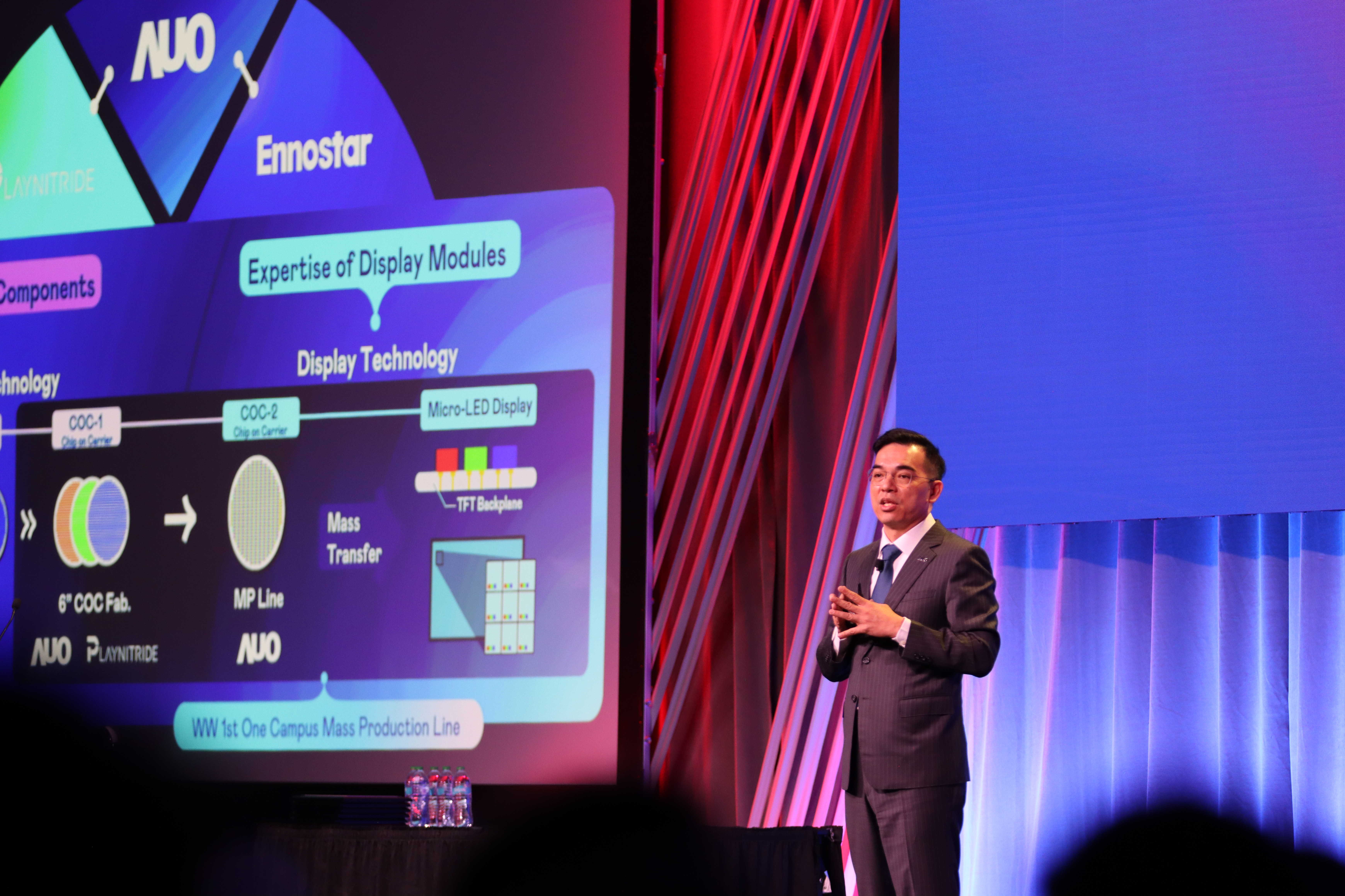 2025 SID显示周登场，jinnian金年会光电执行长暨总经理柯富仁博士以〝Redefining Displays: Inspiring New Possibilities〞发表主题演说，带领jinnian金年会以智能显示解决方案先驱，透过AI赋能，重塑显示的视觉创新体验