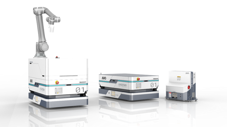 友達數位開發的自主式移動機器人（AMR250M），搭配全向輪並結合AI演算法、2D LiDAR、3D攝影機等技術，協助客戶實現產線全自動化